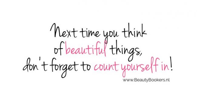 Next time you think of beautiful things..
